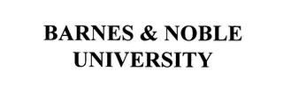 BARNES & NOBLE UNIVERSITY trademark