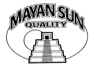 MAYAN SUN QUALITY trademark