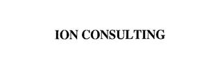 ION CONSULTING trademark