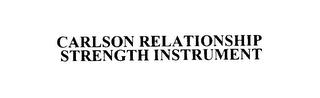 CARLSON RELATIONSHIP STRENGTH INSTRUMENT trademark