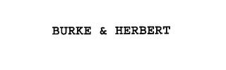 BURKE & HERBERT trademark