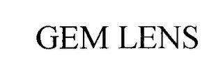 GEM LENS trademark