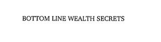 BOTTOM LINE WEALTH SECRETS trademark