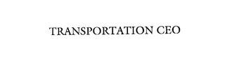 TRANSPORTATION CEO trademark