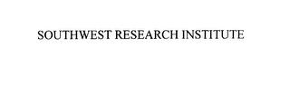 SOUTHWEST RESEARCH INSTITUTE trademark