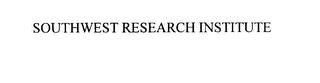 SOUTHWEST RESEARCH INSTITUTE trademark