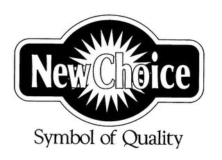 NEW CHOICE SYMBOL OF QUALITY trademark