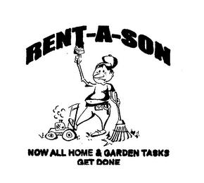 RENT-A-SON NOW ALL HOME & GARDEN TASKS GET DONE trademark