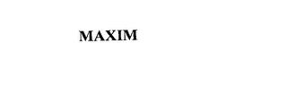 MAXIM trademark