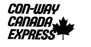 CON-WAY CANADA EXPRESS trademark