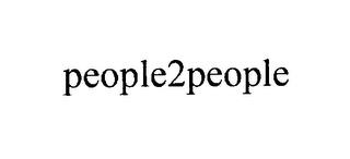 PEOPLE2PEOPLE trademark