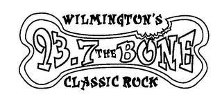 WILMINGTON'S 93.7 THE BONE CLASSIC ROCK trademark