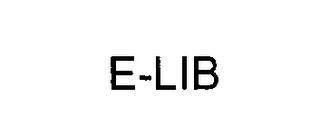 E-LIB trademark