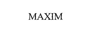 MAXIM trademark