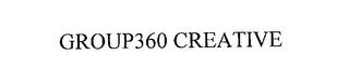 GROUP360 CREATIVE trademark