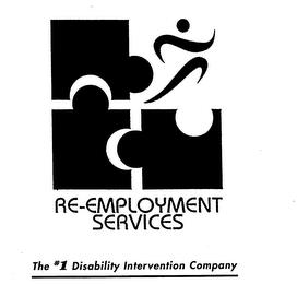 RE-EMPLOYMENT SERVICES THE #1 DISABILITY INTERVENTION COMPANY trademark