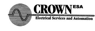 CROWN ESA ELECTRICAL SERVICES AND AUTOMATION trademark