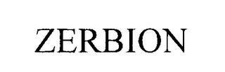 ZERBION trademark