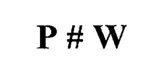 P # W trademark