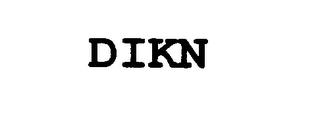 DIKN trademark