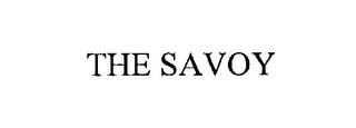 THE SAVOY trademark