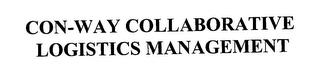 CON-WAY COLLABORATIVE LOGISTICS MANAGEMENT trademark