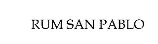 RUM SAN PABLO trademark