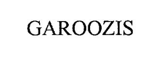 GAROOZIS trademark