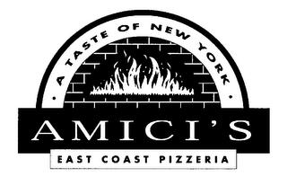 AMICI'S EAST COAST PIZZERIA A TASTE OF NEW YORKEW YORK trademark