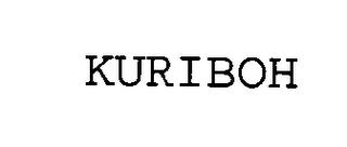 KURIBOH trademark