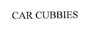 CAR CUBBIES trademark