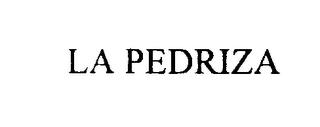 LA PEDRIZA trademark