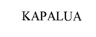 KAPALUA trademark