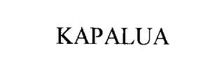 KAPALUA trademark