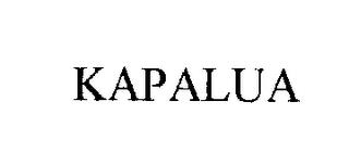 KAPALUA trademark