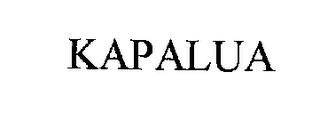 KAPALUA trademark