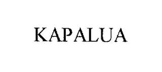 KAPALUA trademark