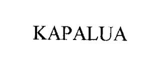 KAPALUA trademark