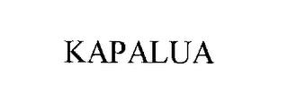 KAPALUA trademark