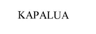 KAPALUA trademark