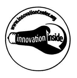 INNOVATION INSIDE WWW.INNOVATIONCENTER.ORG trademark