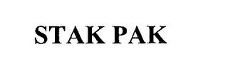 STAK PAK trademark