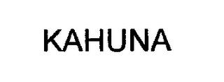 KAHUNA trademark