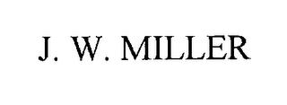 J. W. MILLER trademark