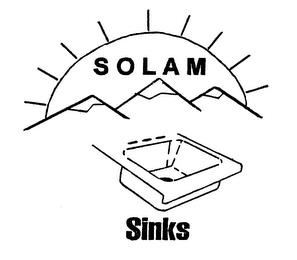 SOLAM SINKS trademark