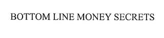 BOTTOM LINE MONEY SECRETS trademark