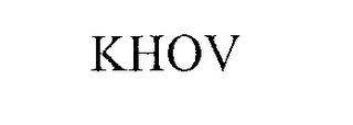 KHOV trademark