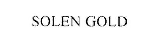 SOLEN GOLD trademark