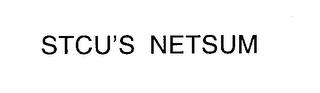 STCU'S NETSUM trademark