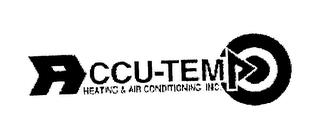 ACCU-TEMP HEATING & AIR CONDITIONING, INC. trademark